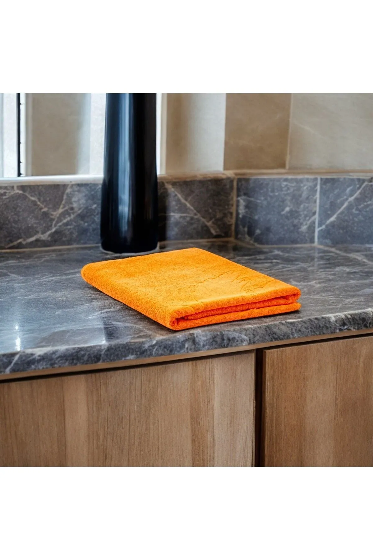 Red Palm Antibakteriyel %100 Doğal Pamuk Banyo Havlusu 90x160 Cm- Plaj Havlusu - Görsel 3