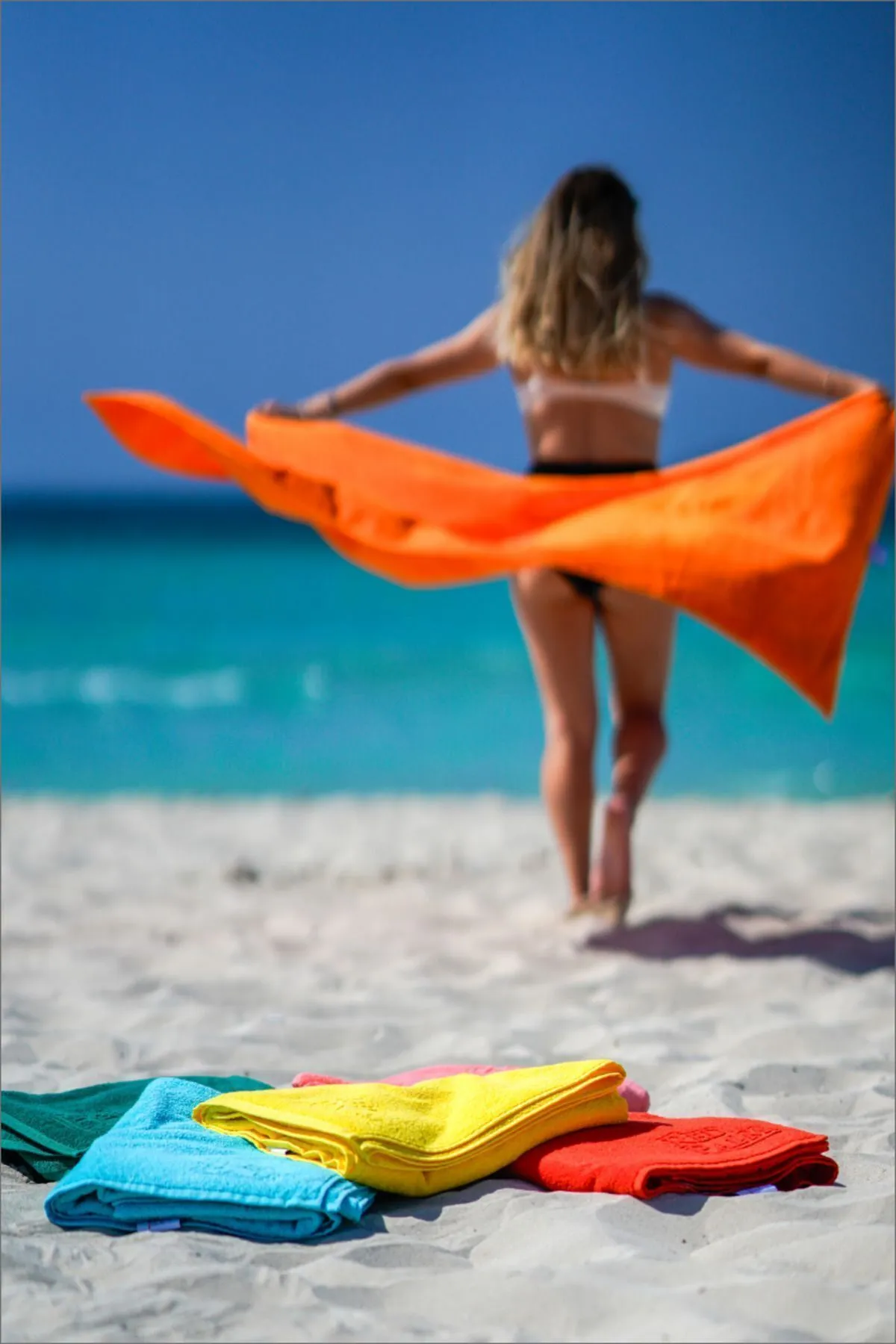 Red Palm Antibakteriyel %100 Doğal Pamuk Banyo Havlusu 90x160 Cm- Plaj Havlusu - Görsel 8