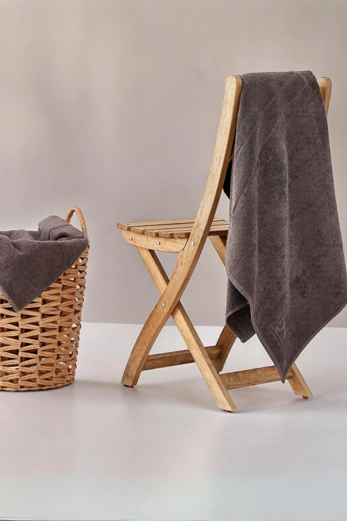 Red Palm Antibakteriyel %100 Doğal Pamuk Banyo Havlusu 90x160 Cm- Plaj Havlusu