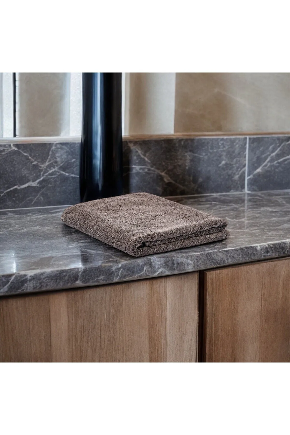 Red Palm Antibakteriyel %100 Doğal Pamuk Banyo Havlusu 90x160 Cm- Plaj Havlusu - Görsel 2