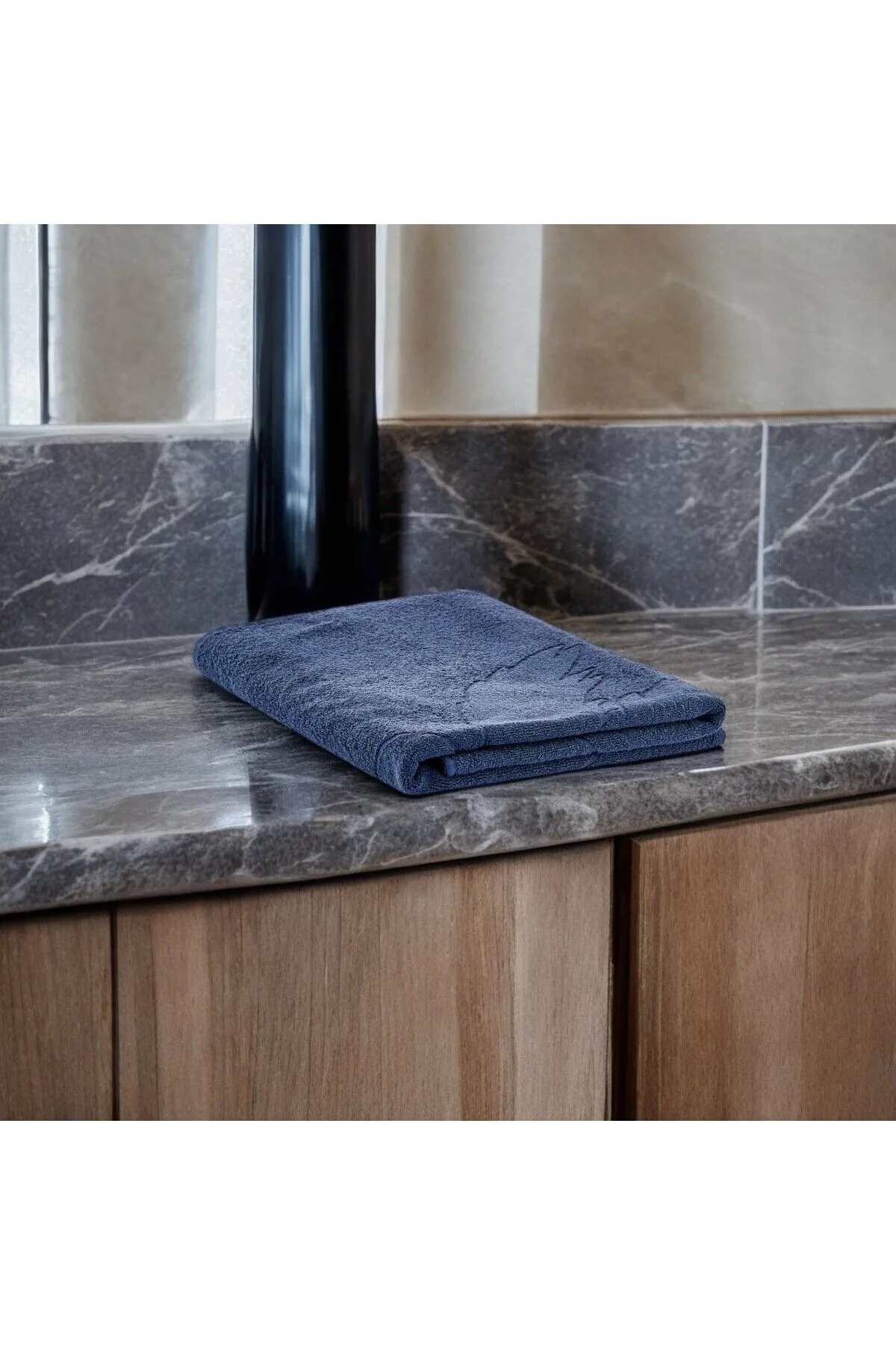 Red Palm Antibakteriyel %100 Doğal Pamuk Banyo Havlusu 90x160 Cm- Plaj Havlusu - Görsel 2