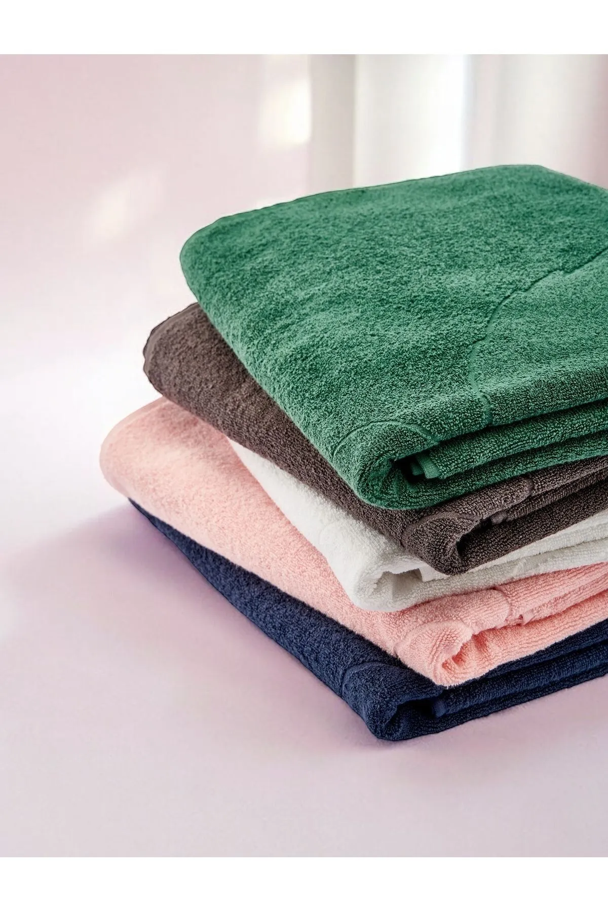 Red Palm Antibakteriyel %100 Doğal Pamuk Banyo Havlusu 90x160 Cm- Plaj Havlusu - Görsel 7