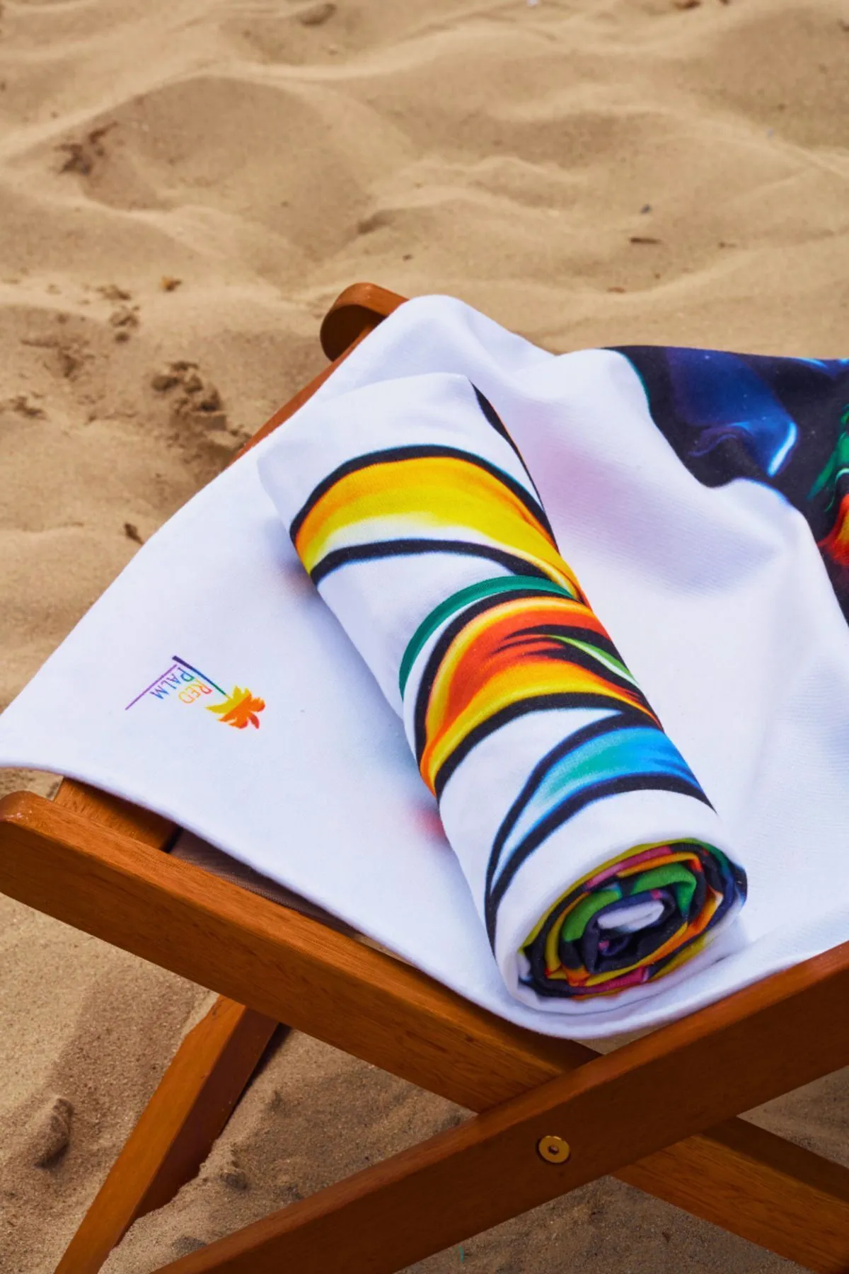 Red Palm Ananas Rengarenk Plaj Havlusu Hafif, Yüksek Su Emici, Hızlı Kuruma, Pratik Taşıma - 70 X 140 Cm - Görsel 3