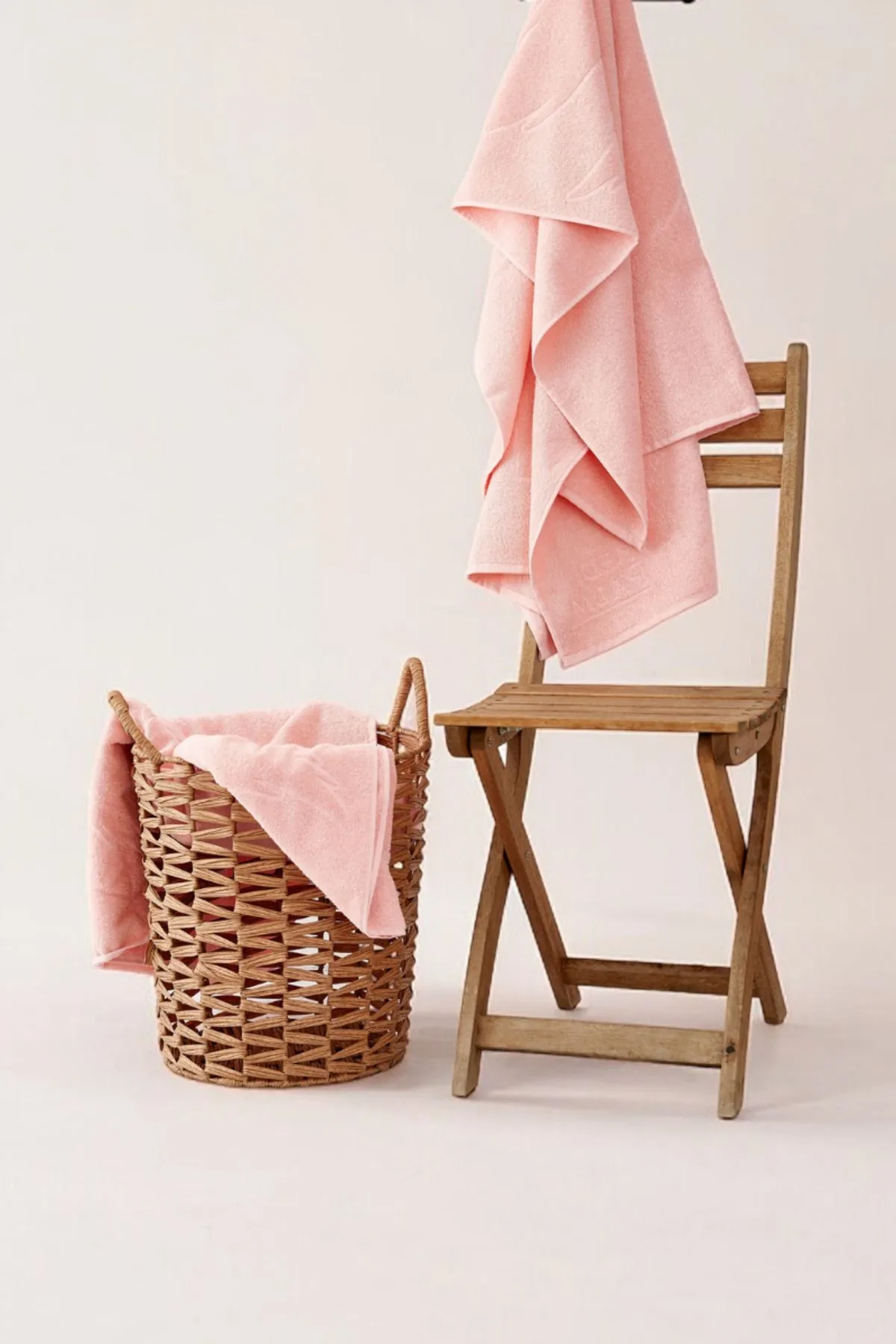 Red Palm Antibakteriyel %100 Doğal Pamuk Banyo Havlusu 90x160 Cm- Plaj Havlusu - Görsel 3