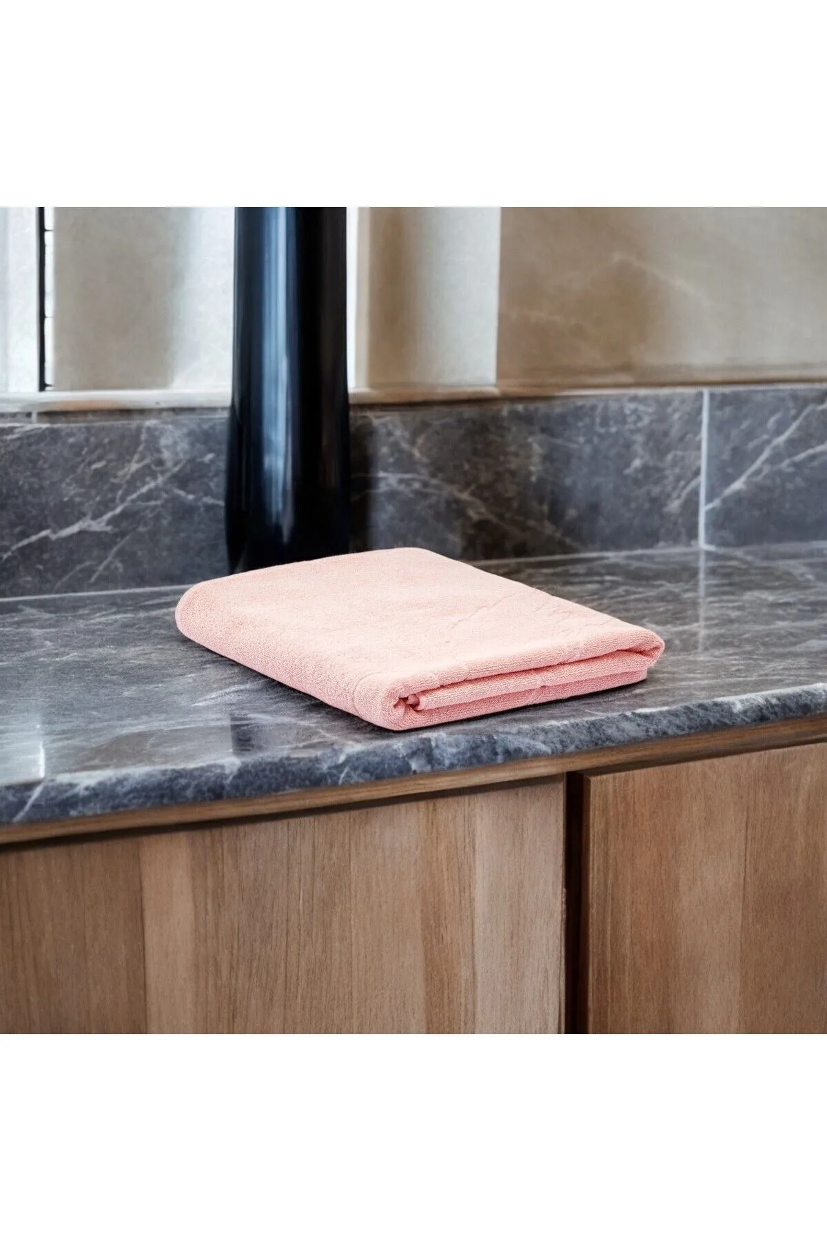 Red Palm Antibakteriyel %100 Doğal Pamuk Banyo Havlusu 90x160 Cm- Plaj Havlusu - Görsel 5