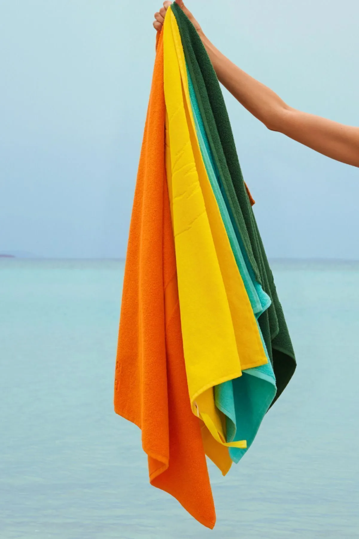 Red Palm Antibakteriyel Sarı Plaj Havlusu, %100 Pamuk Hafif, Hızlı Kuruma, Pratik Taşıma, 70 X 140 Cm - Görsel 7