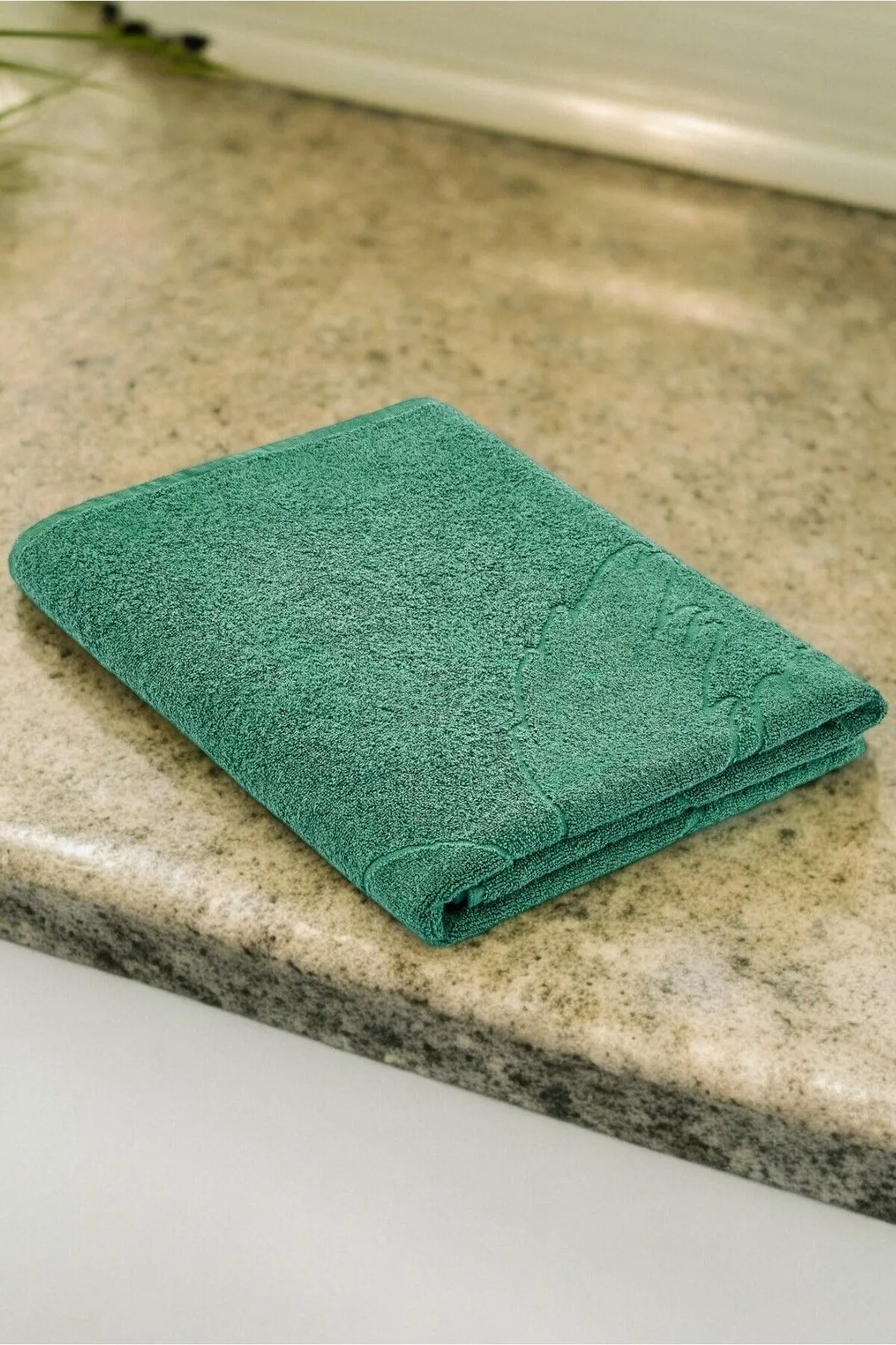 Red Palm Antibakteriyel %100 Doğal Pamuk Banyo Havlusu 90x160 Cm- Plaj Havlusu - Görsel 6